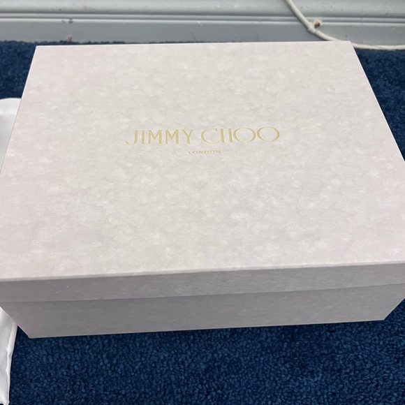 Brand new never worn jimmy choo London black suede Swarovski crystal dochas - Picture 4 of 5